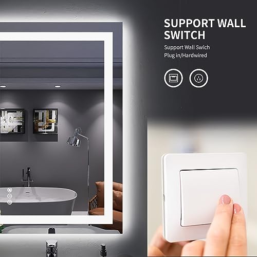 32"X36" LED Bathroom Mirror with Lights