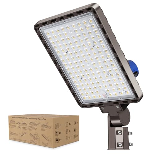 350W LED Parking Lot Light Dusk to Dawn Photocell Slip Fitter