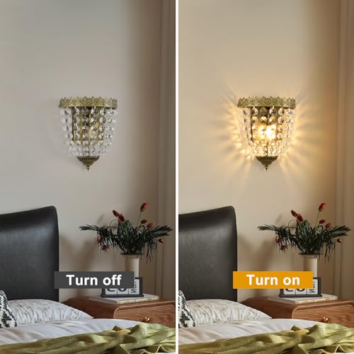 Crystal Wall Sconces Set of Two (2 Count)