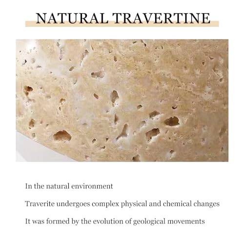 Natural Yellow Travertine Pendant Light