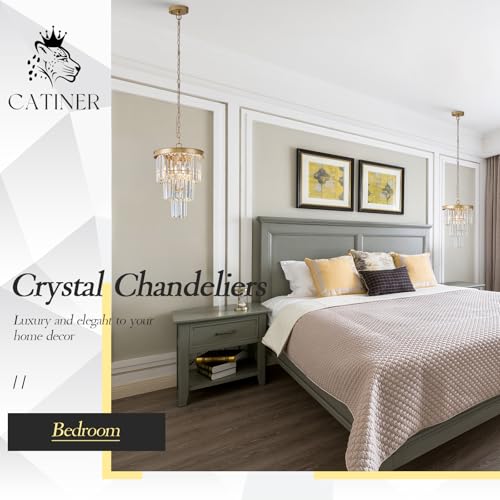 12" Modern Crystal Chandeliers