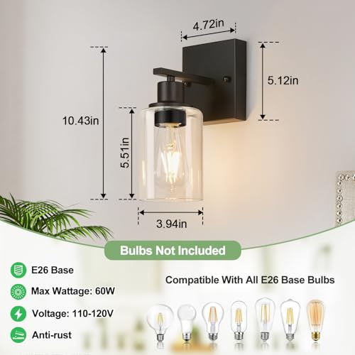 1 Light Bathroom Light Fixtures