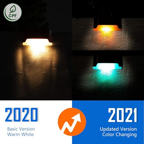 Color Changing Solar Deck Lights (16 Count)