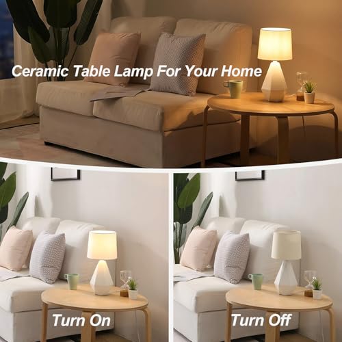 Modern Small Ceramic Table Lamp