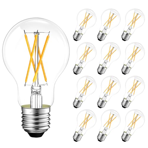 A19 Clear light Bulbs (12 Count)