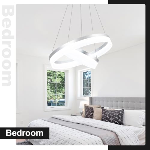 2 Ring Modern LED Chandelier