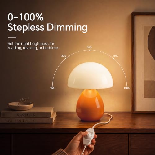 Mushroom Lamp Table Lamp for Bedroom