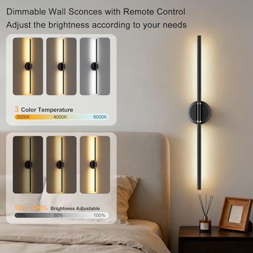 Battery Operated Wall Sconces Set of 2