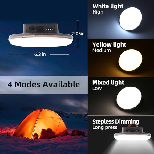 Rechargeable Camping Tent Light Portable LED Lights