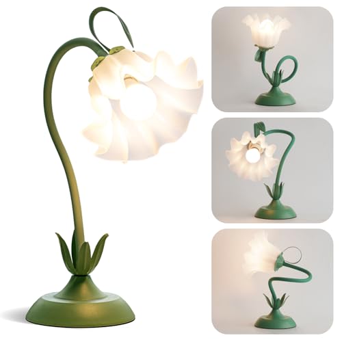 Flower Table Lamp Cute Desk Lamp for Bedroom Home Decor
