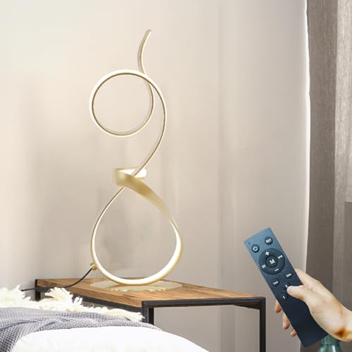 21inch 20W 2700LM Modern 3 Color Touch Dimmer LED Table Lamps for Living Room