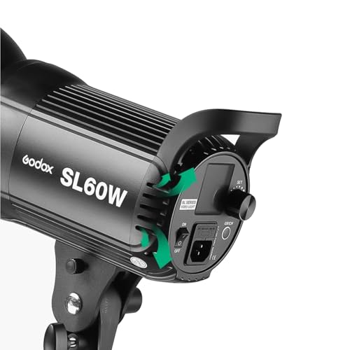 2pcs Godox SL60W LED Video Light Kit with Softbox (2 Count)
