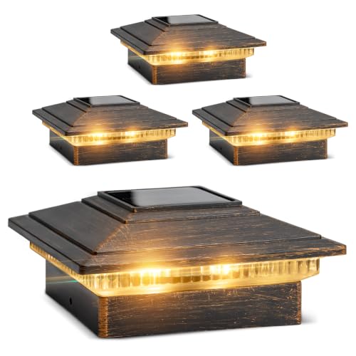 Solar Post Cap Lights 4pack (4 Count)