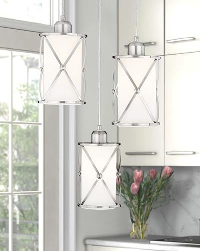 Brushed Nickel Dining Room Chandelier Light Fixture