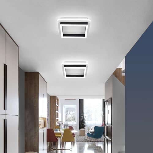 2 Packs Square Flush Mount Ceiling Light
