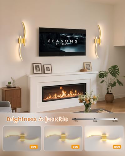 Battery Operated Wall Sconces Set of Two