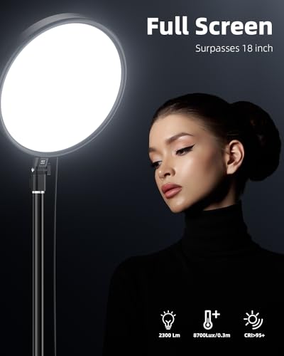 Large Ring Light with 79" Stand