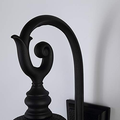 Black Outdoor Wall Lantern