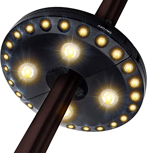 Patio Umbrella Light 3 Modes 28LED Cordless Battery Operated Umbrella Light