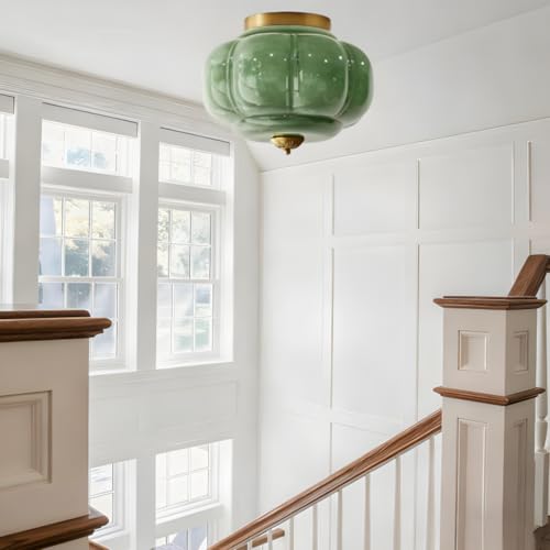Mid Century Semi Flush Mount Ceiling Light Fixture