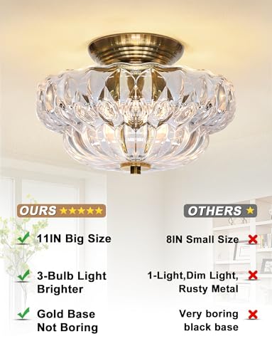 Semi Flush Mount Ceiling Light