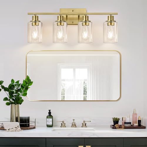 4 Light Bathroom Light Fixtures (4 Count)