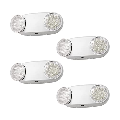 Emergency Lights with Battery Backup (4 Count)