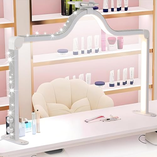 Nail Lamp with Dual Phone Holder