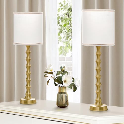 30.5" Modern Buffet Table Lamps Set of 2 (2 Count)
