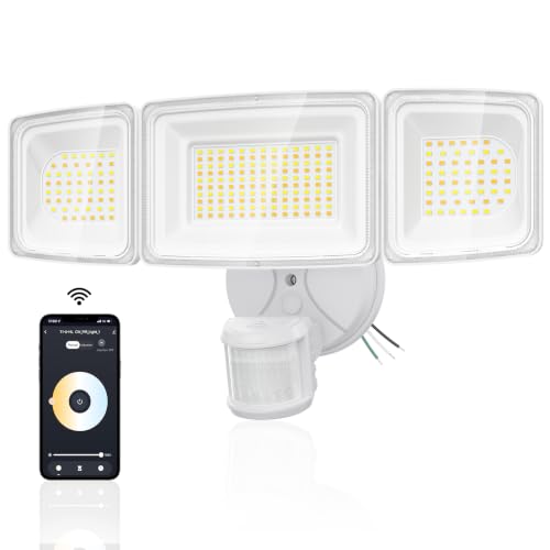 100W Smart Outdoor Security Lights with Motion Sensor