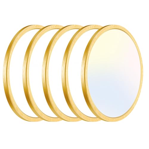 4PACK Flush Mount LED Ceiling Light Fixture Golden (4 Count)