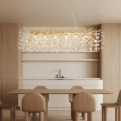 47.2" Modern Crystal Chandelier