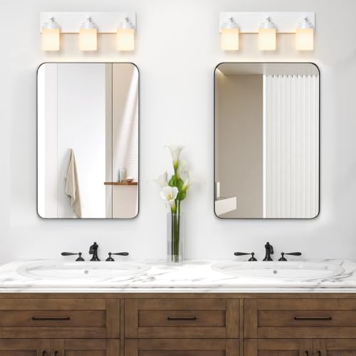 Bathroom Light Fixture White