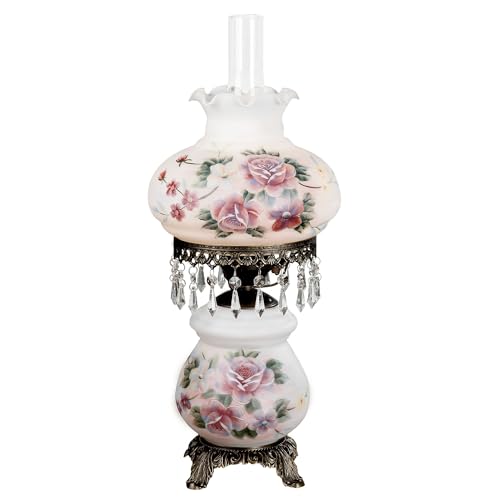 Beatrice Hurricane Rose Table Lamp