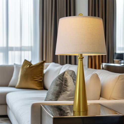 25.75" Modern Table Lamp for Bedroom Set of 2 (2 Count)