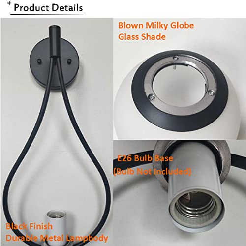 Mid Century Modern Black Wall Sconces (2 Count)