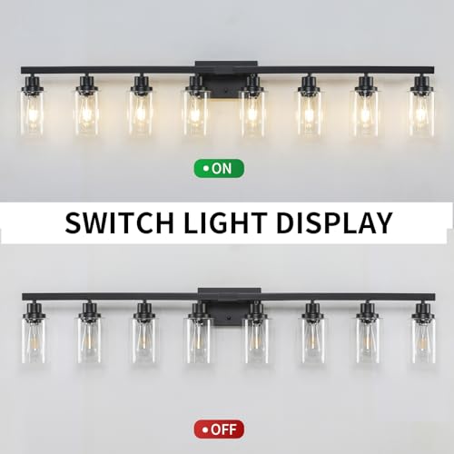 8 Light Bathroom Vanity Lights Over Mirror