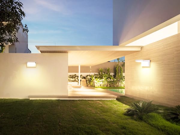 3Pack Outdoor LED Wall Light 40W White Flood Lights 350°Rotation Exterior Lighting Fixture Commercial Security 3000K Waterporof for Barn Yard Garage Building Area Backyard (3 Count)