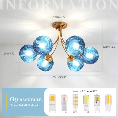 6 Light Chandelier