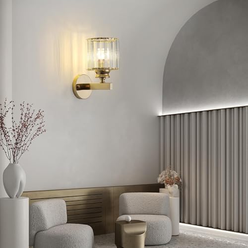Hardwired Crystal Wall Sconces