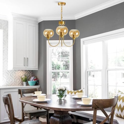 1 Pack Amber Glass Shades