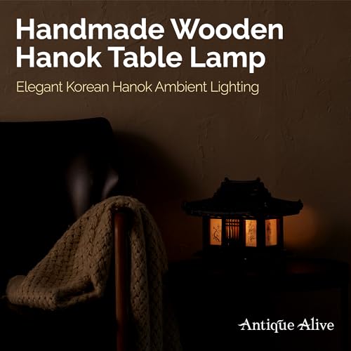 Traditional Korean Wood Lamp