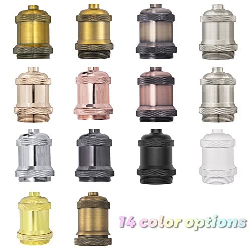 Set of Six Brown Bronze E26