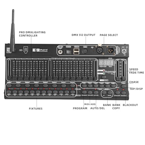 DMX512 384 Channel Controller