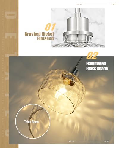 Brushed Nickel Pendant Light Fixtures