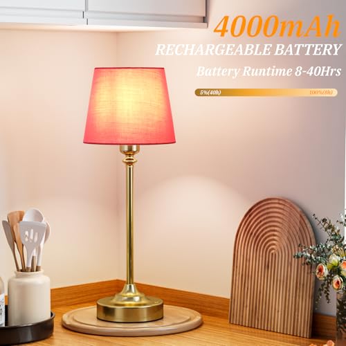Cordless Table Lamps Rechargeable Set (2 Count)