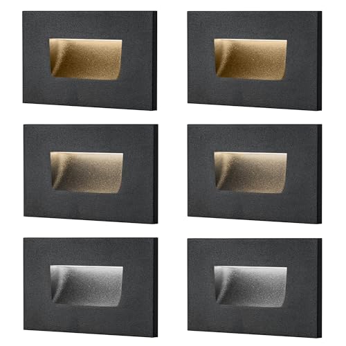 Stair Lights Indoor LED Outdoor Step Lights 12V (6 Count)