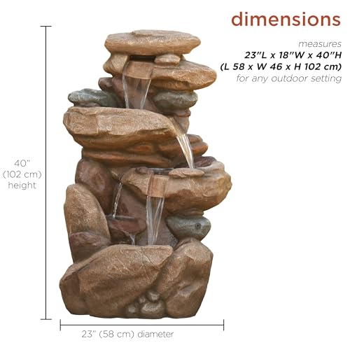 40" Tall Floor Fountain