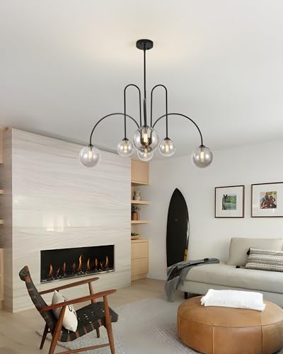 Black Sputnik Chandelier