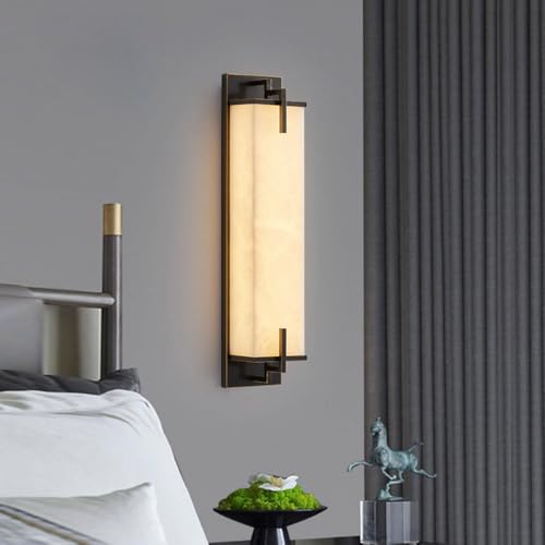 Modern Marble Wall Sconce Natural Alabaster Sconce